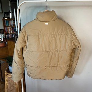 RVCA Puffer Jacket / Camel Colour / Size M